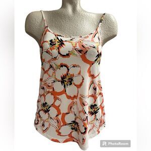 The Limited Cami Floral Tank Top Blouse Size XS